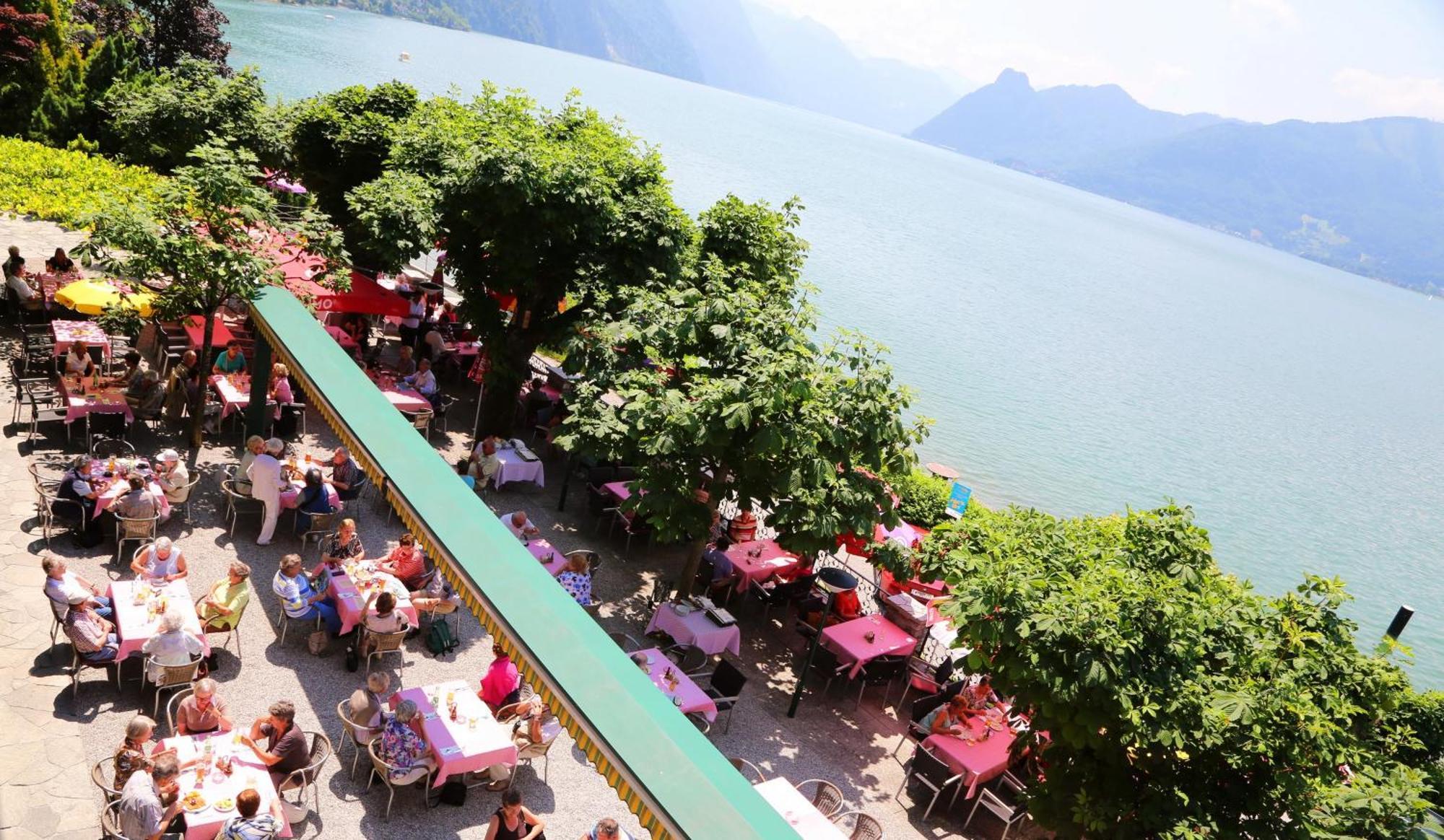 Seegasthof Hois'N Wirt - Hotel Mit Wellnessbereich Gmunden Bagian luar foto